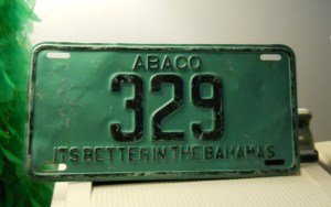 Abaco reg plate