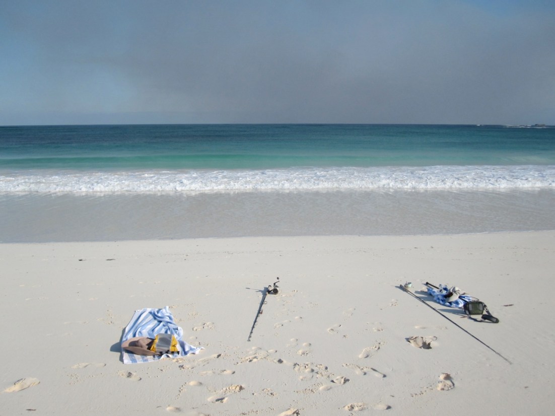 On the beach... Delphi Club, Abaco