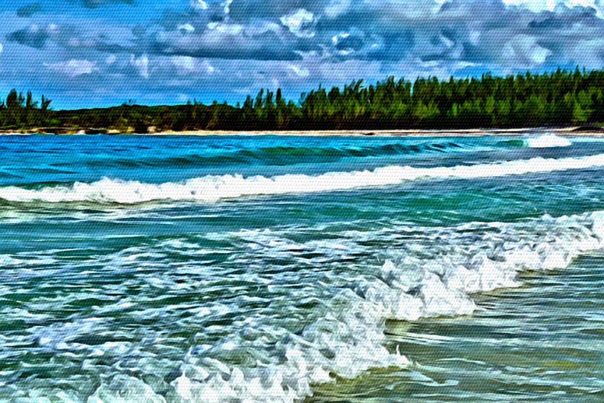 Waves in the sea, Rolling Harbour FV