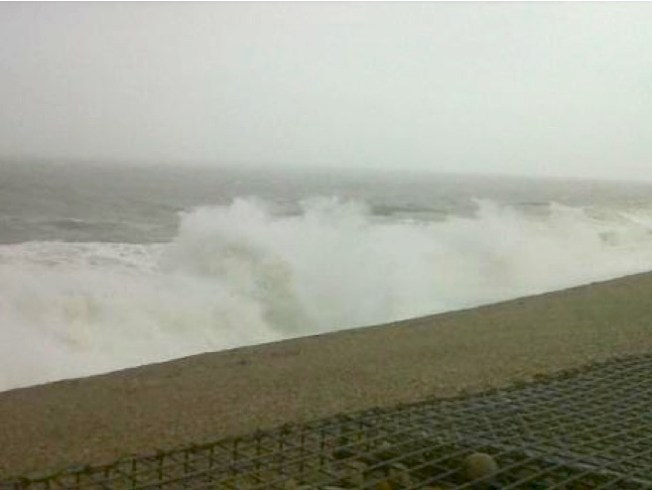 Storm Jude Chesil Beach 2