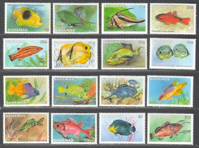 Bahamas Reef Fish Stamps