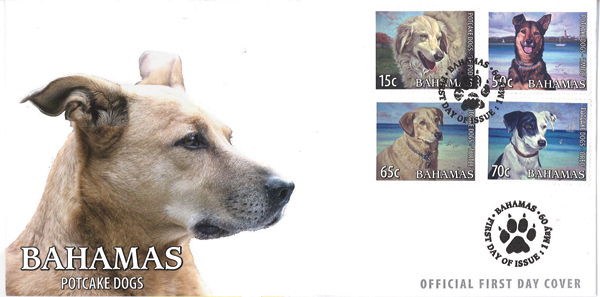 Bahamas Potcake Stamps (First Day Cover)