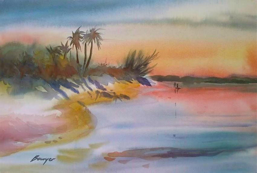 Elbow Cay beach scene - Brigitte Bowyer