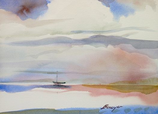 Morning Calm - Brigitte Bowyer Carey - Island Watercolors