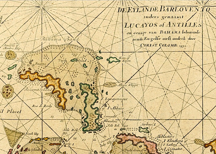 Bahamas van Keulen Map 1728