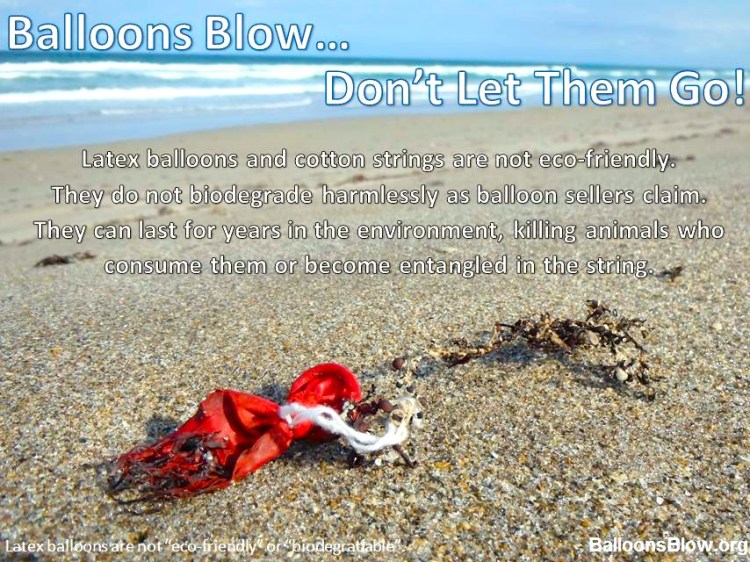Marine Debris - Balloons & Plastic (Balloons Blow)