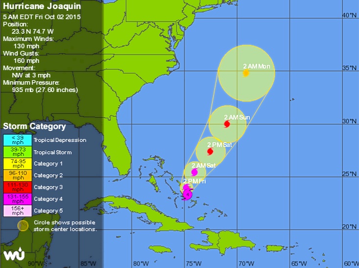 Hurricane Joaquin Oct 2nd 3