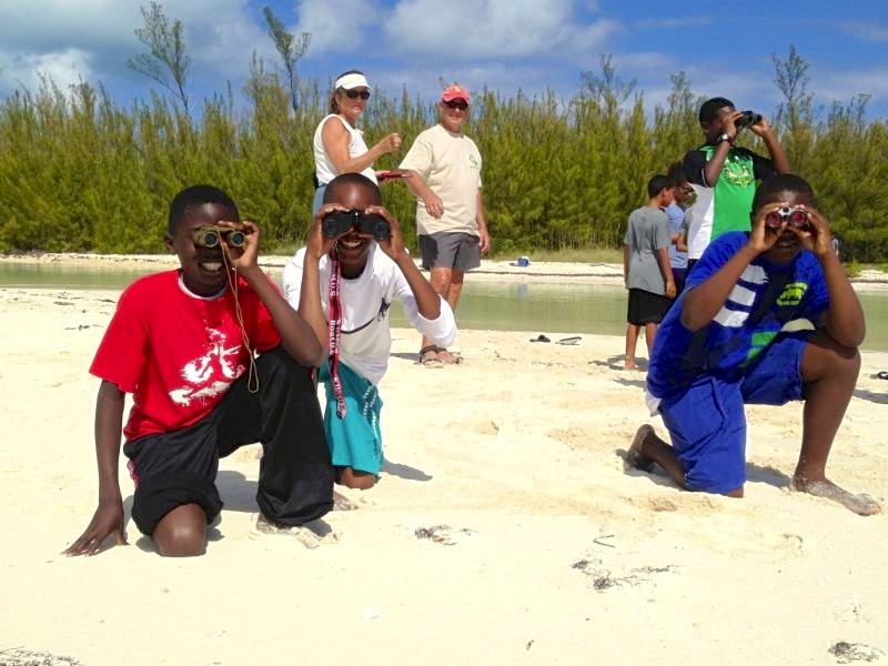 Young conservationists on Abaco