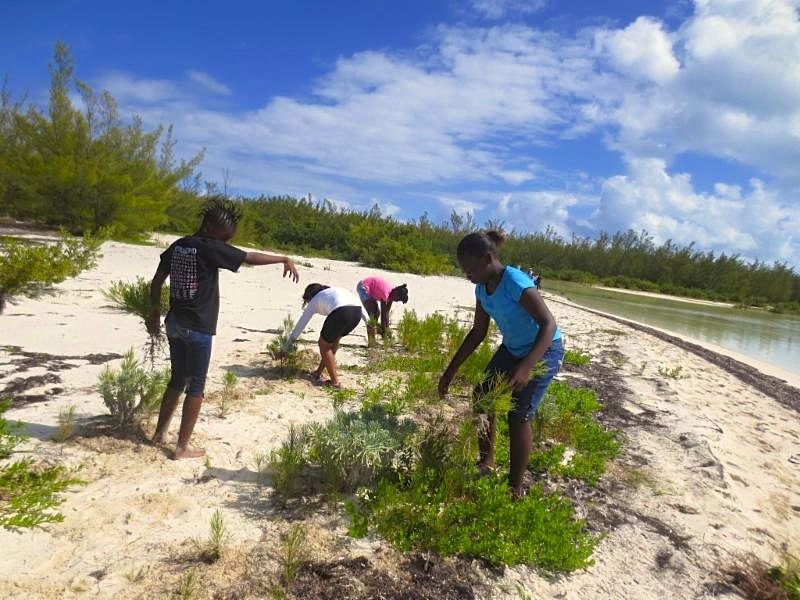 Young conservationists on Abaco