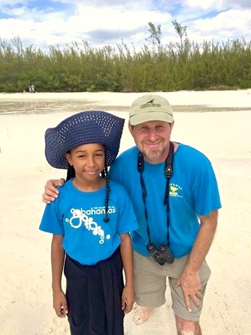 Young conservationist on Abaco