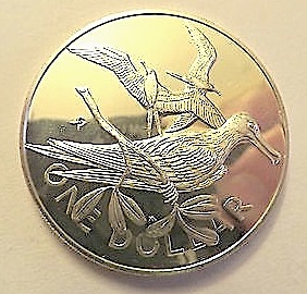 1973 Commonwealth of the Bahamas Proof Dollar