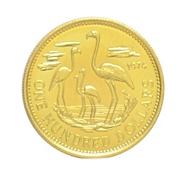 Flamingo coin, gold JPG