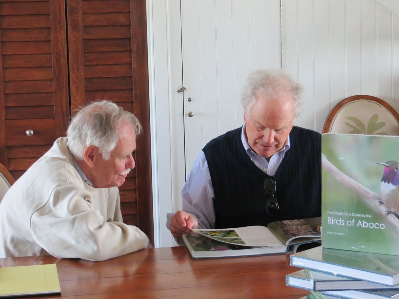 Tony White, Birds of Abaco launch, Delphi Club 1