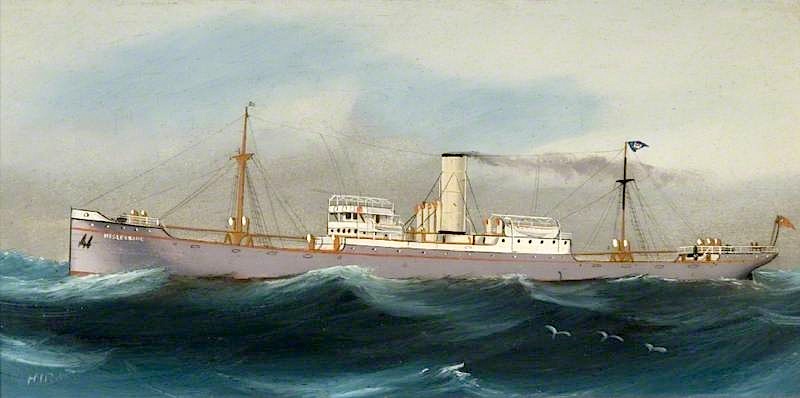 Hiram; SS 'Hesleyside'; Sunderland Museum & Winter Gardens; http://www.artuk.org/artworks/ss-hesleyside-35255