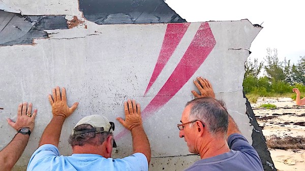 Falcon 9 rocket shroud - Space Debris - Elon Musk - SpaceX - Abaco Bahamas