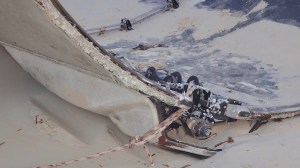 Falcon 9 rocket shroud - Space Debris - Elon Musk - SpaceX - Abaco Bahamas